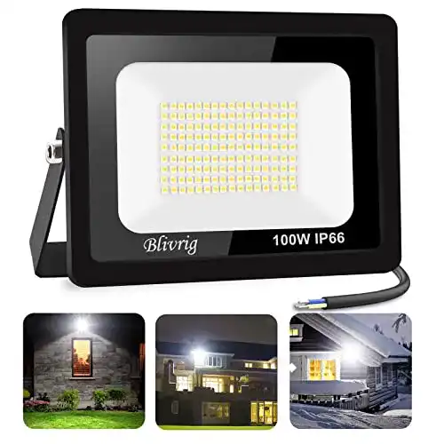LED-Strahler Blivrig 100W Kaltweiß 6500K für Außenbereiche