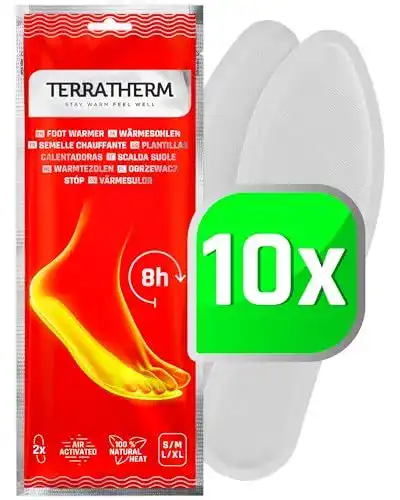 Beheizbare Sohlen TerraTherm für 10 Paar S