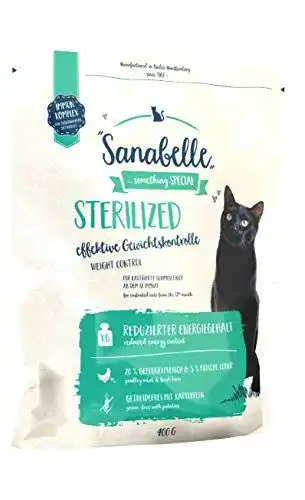 Sanabelle Katzenfutter Sterilized 400g – Trockenfutter für kastrierte Katzen