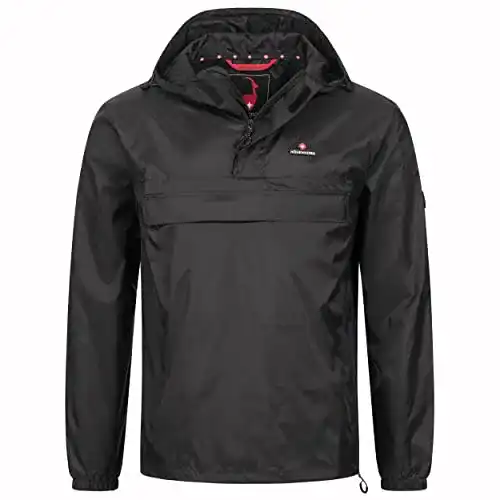 Höhenhorn Lepon Herren Windbreaker Jacke Schwarz Größe S
