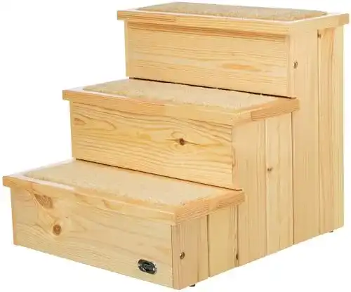 Katzentreppe Trixie 3943 PetStair, 40 x 38 x 45 cm, naturbelassen