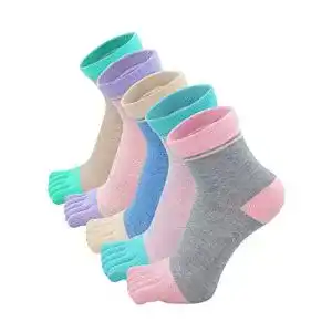 Zehensocken für Damen aus Baumwolle Fünf Finger Socken
