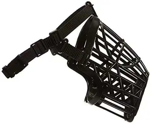 Trixie 17605 Giftköder-Maulkorb aus Kunststoff in Größe M-L, schwarz