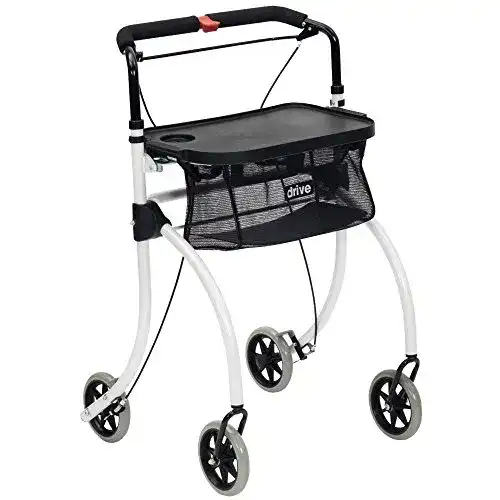 Wohnungsrollator Drive Medical Roomba mit Korb und Tablett