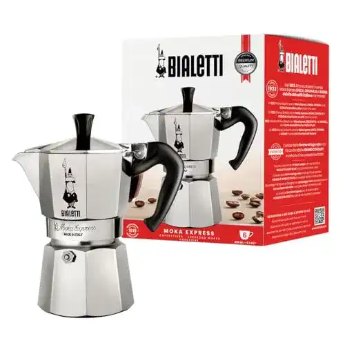 Bialetti Moka Express – Klassische Espressomaschine aus Aluminium