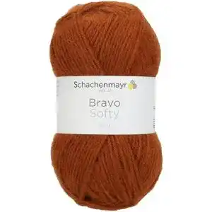 Schachenmayr Bravo Softy Wolle 100% Polyacryl Fuchs 50g