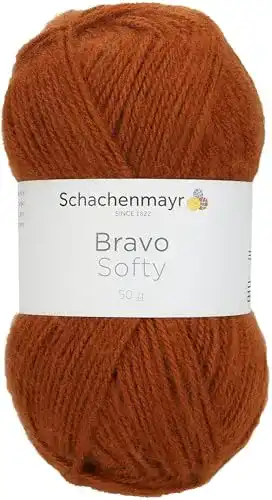 Schachenmayr Bravo Softy Wolle 100% Polyacryl Fuchs 50g