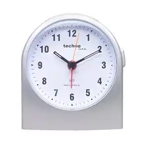 Technoline Funkwecker WT 753 aus Kunststoff in Silber