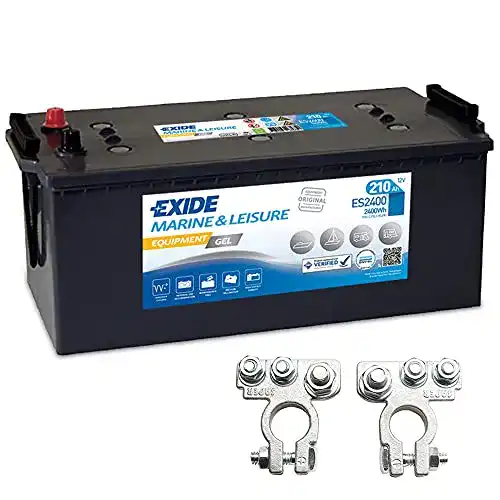 Exide Equipment Gel Batterie ES 2400 12V 210Ah G210 mit Polklemmen