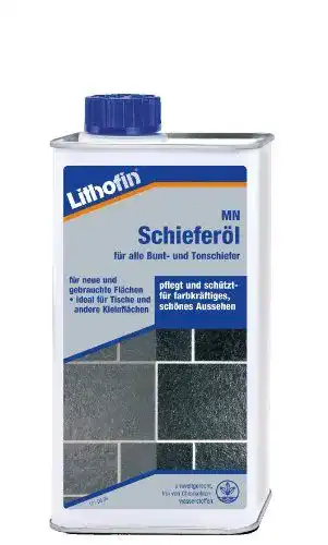 Lithofin MN Schieferöl 1 Liter für die Pflege von Schieferoberflächen