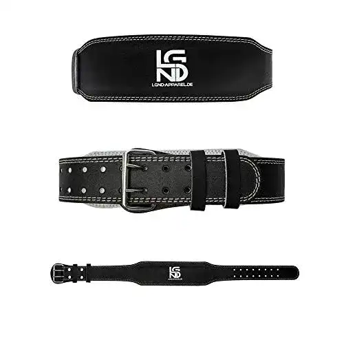 Legend Fitness Gewichthebergürtel aus Leder für Kraftsport