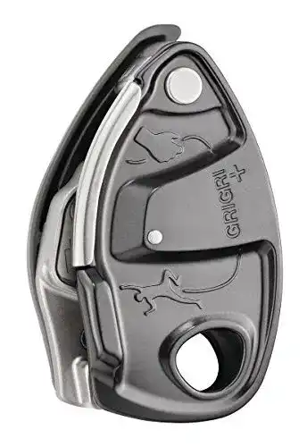Sicherungsgerät Petzl GRIGRI+ für Klettern – Unisex, Grau, Einheitsgröße