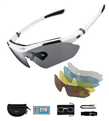 Fahrradbrille mit polarisierten Gläsern von Rockbros