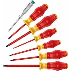 Wera 1160 i/7 VDE Schraubendrehersatz mit Spannungsprüfer, 7-teilig