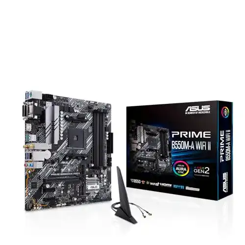 ASUS Prime B550M-A WiFi II Gaming Mainboard für Ryzen Prozessoren