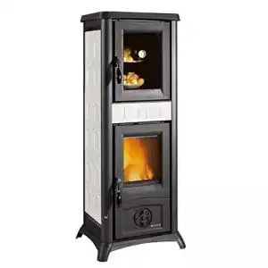 La Nordica Kaminofen Gemma Forno in Elegance Weiß mit Backfach