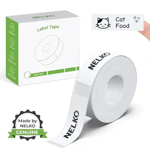 Thermopapier Nelko P21 Etikettenband für Etikettendrucker