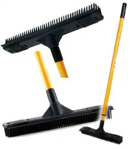 Gummibesen CLEANmaxx mit Teleskopstiel für effektive Reinigung