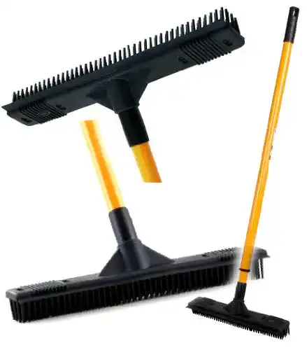 Gummibesen CLEANmaxx mit Teleskopstiel für effektive Reinigung