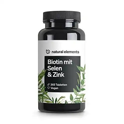 Biotin, Selen und Zink für Haut, Haare und Nägel