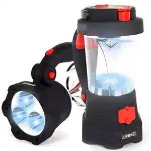 Duronic Hurricane Campinglampe mit Kurbelantrieb und LED-Technologie
