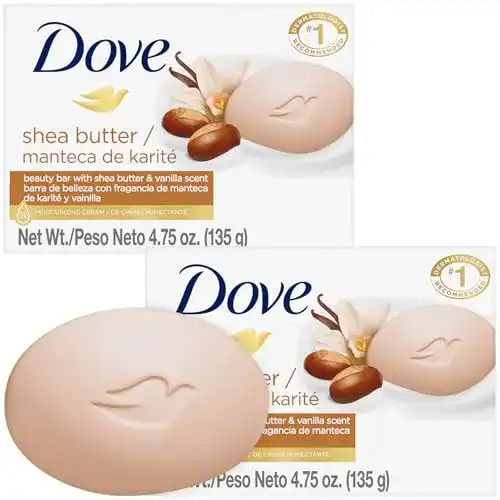 Manna-Seife Dove Shea Butter Seife im 2er Pack, 2×100 g