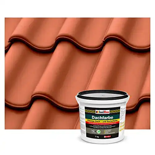 Isolbau Dachfarbe Ziegelrot 7 kg – Fassaden- und Sockelfarbe