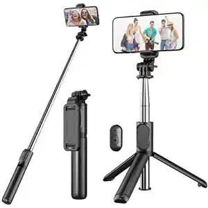 Selfie-Stick KzomKzoo – Erweiterbares 4-in-1 Stativ