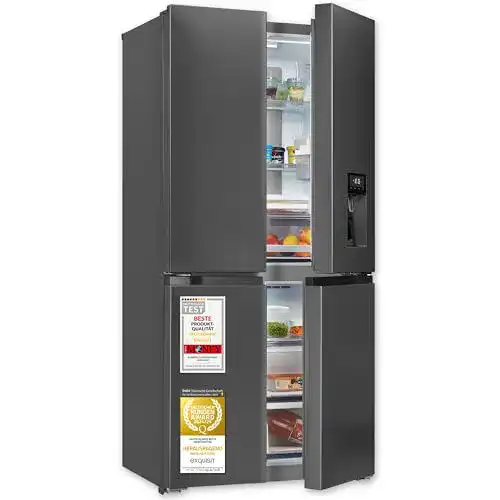 Kühl-Gefrierkombination mit Wasserspender Exquisit Multi-Door