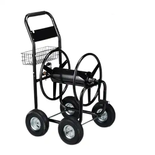 Schlauchwagen Relaxdays aus Metall für bis zu 60 Meter Schlauch