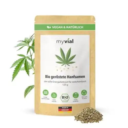 Hanfsamen myvial Bio geröstet 250g vegan glutenfrei