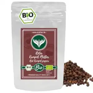 Bio Roter Kampot Pfeffer von Azafran – Ganze Pfefferkörner