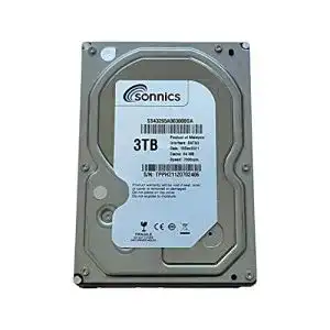 3TB SATA-Festplatte von Sonnics, 3,5 Zoll, 7.200 U/min
