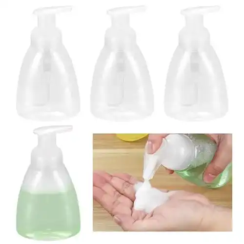 Schaumseifenspender Qxayxa, 350 ml Nachfüllbare Pumpflasche
