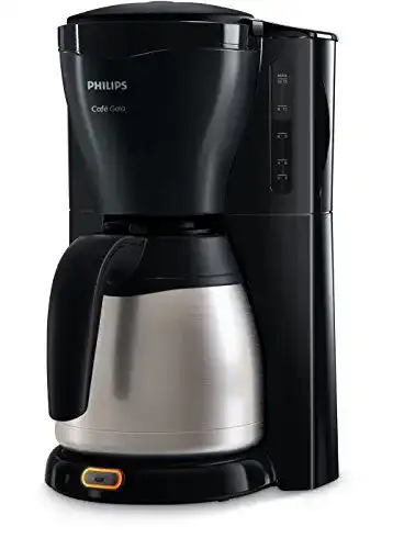 Philips Kaffeemaschine Café Gaia mit Thermo-Kanne und Drip Stop