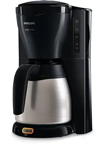 Philips Kaffeemaschine Café Gaia mit Thermo-Kanne und Drip Stop