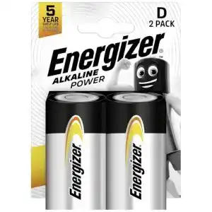Energizer Alkaline Power Mono-Batterie D/Mono/LR20/E95 2er-Pack