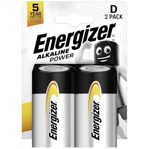 Energizer Alkaline Power Mono-Batterie D/Mono/LR20/E95 2er-Pack