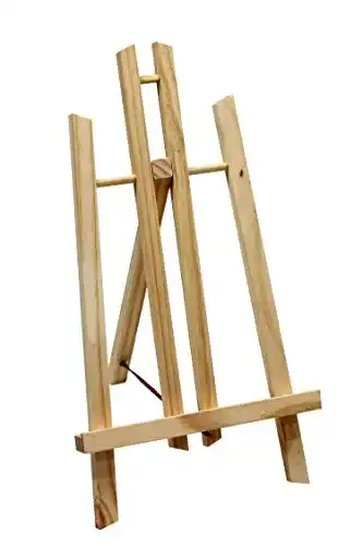 Tischstaffelei für Kinder – 40 cm hoch aus Kiefernholz