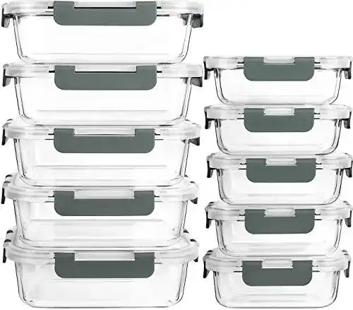 Glas-Frischhaltedosen Set von MCIRCO 20-teilig