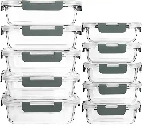 Glas-Frischhaltedosen Set von MCIRCO 20-teilig
