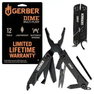 Gerber Dime Mini-Multitool mit 12 Funktionen für verschiedene Anwendungen