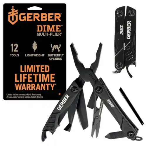 Gerber Dime Mini-Multitool mit 12 Funktionen für verschiedene Anwendungen