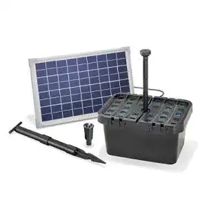 Solar Teichpumpe Esotec Teichfilterset mit 610 l/h Förderleistung