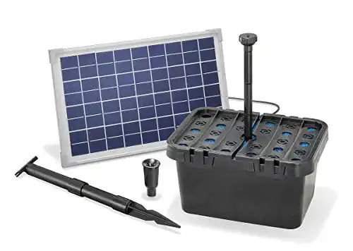 Solar Teichpumpe Esotec Teichfilterset mit 610 l/h Förderleistung