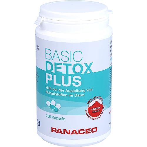 Zeolith-Kapseln Panaceo Basic Detox plus für die Darmgesundheit