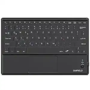 Android Tastatur 1byone Diafield Bluetooth Tastatur mit Touchpad