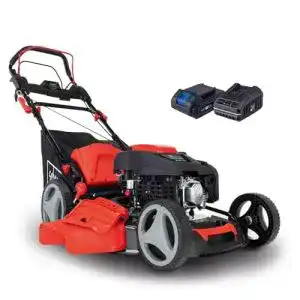 Benzinrasenmäher mit Elektrostart von Scheppach