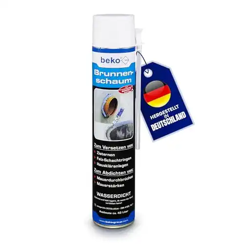Brunnenschaum Beko 750 ml Wasserfester Polyurethanschaum für DIY-Projekte