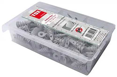 Gipskartondübel Tox Sortiment Indoor Box mit Spiral 32 mm und Schraube